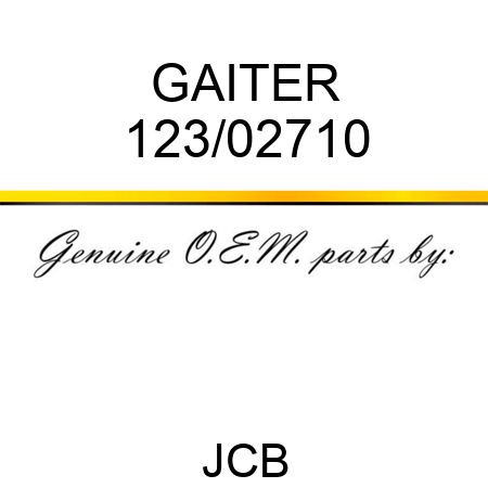 GAITER 123/02710