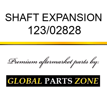SHAFT EXPANSION 123/02828