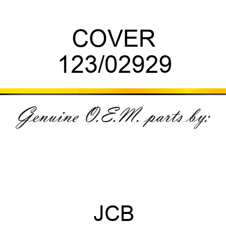 COVER 123/02929