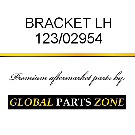 BRACKET LH 123/02954