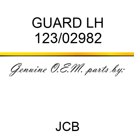 GUARD LH 123/02982
