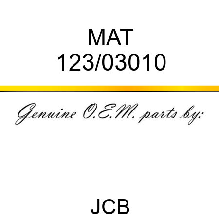 MAT 123/03010