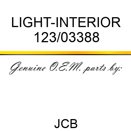 LIGHT-INTERIOR 123/03388