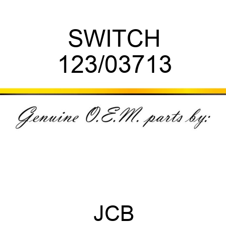 SWITCH 123/03713