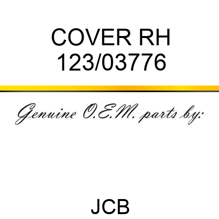 COVER RH 123/03776