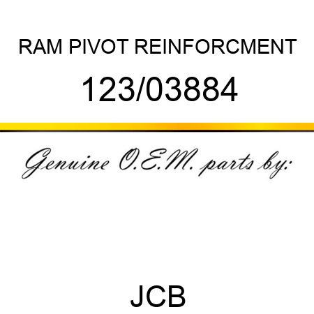 RAM PIVOT REINFORCMENT 123/03884