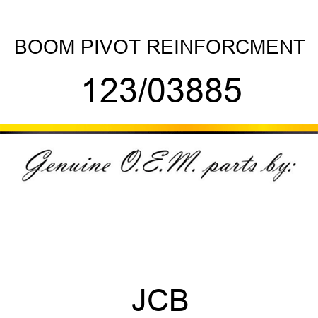 BOOM PIVOT REINFORCMENT 123/03885
