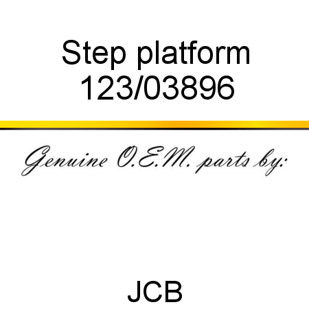 Step, platform 123/03896