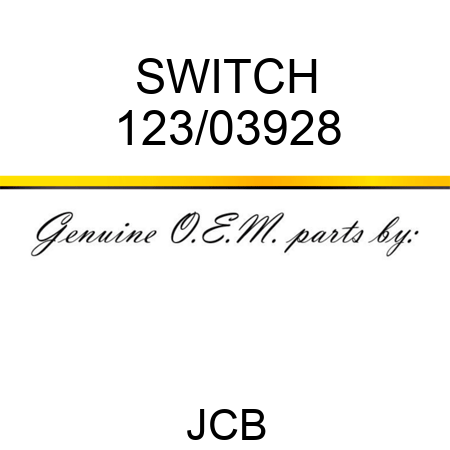 SWITCH 123/03928