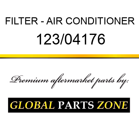 FILTER - AIR CONDITIONER 123/04176