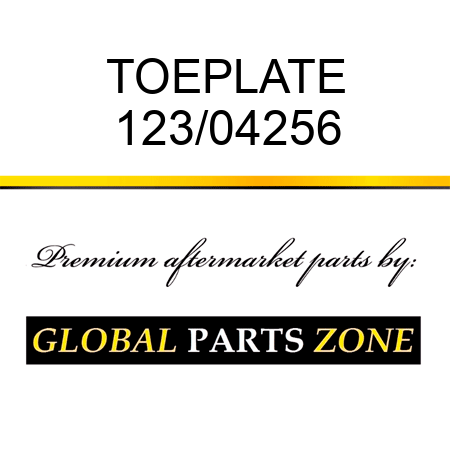 TOEPLATE 123/04256