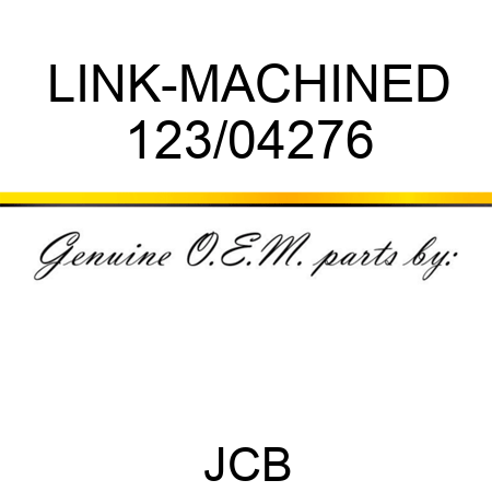 LINK-MACHINED 123/04276