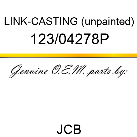 LINK-CASTING (unpainted) 123/04278P