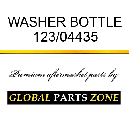 WASHER BOTTLE 123/04435