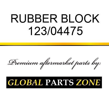 RUBBER BLOCK 123/04475