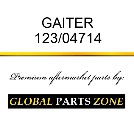 GAITER 123/04714