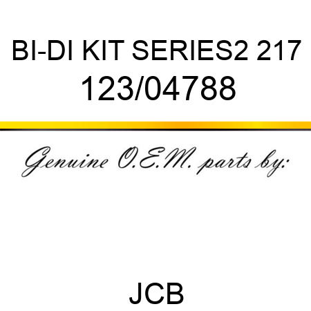 BI-DI KIT SERIES2 217 123/04788