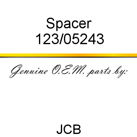 Spacer 123/05243