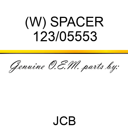 (W) SPACER 123/05553