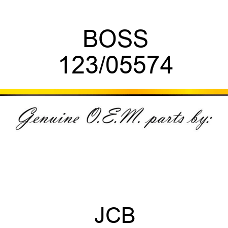BOSS 123/05574