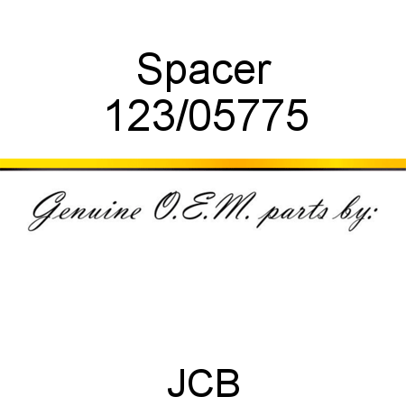 Spacer 123/05775