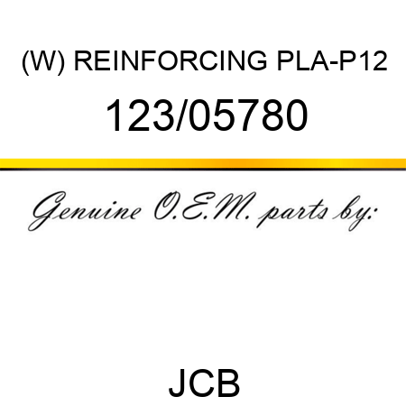 (W) REINFORCING PLA-P12 123/05780