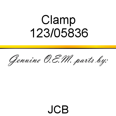 Clamp 123/05836