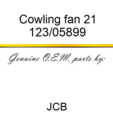 Cowling, fan 21 123/05899