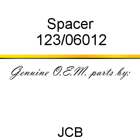 Spacer 123/06012