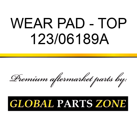 WEAR PAD - TOP 123/06189A