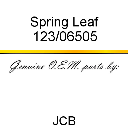 Spring, Leaf 123/06505