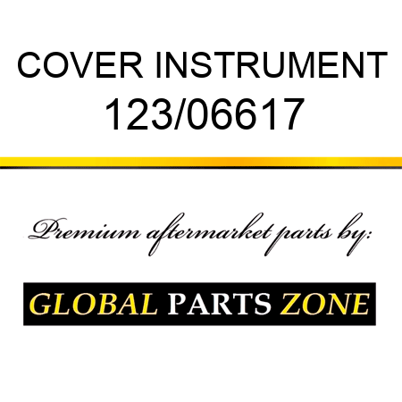 COVER INSTRUMENT 123/06617