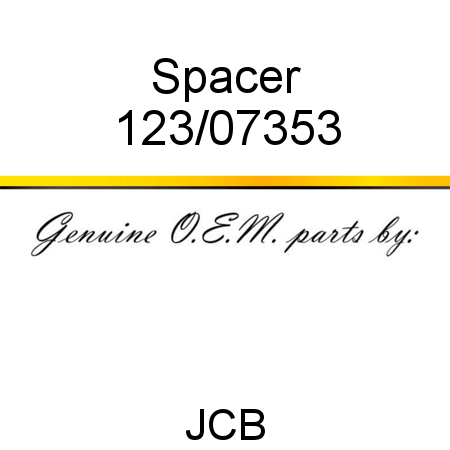 Spacer 123/07353