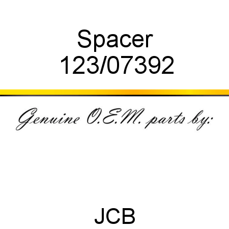 Spacer 123/07392