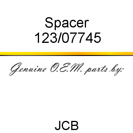 Spacer 123/07745