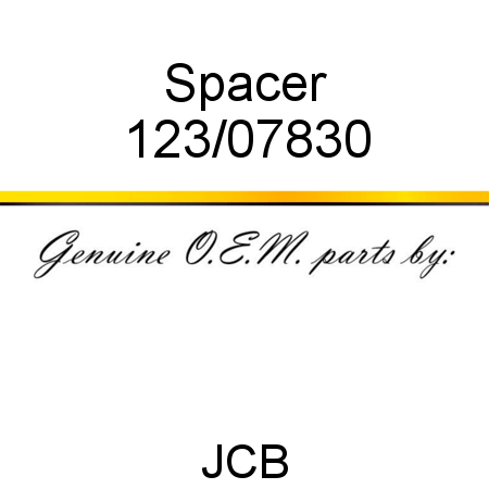 Spacer 123/07830