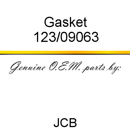 Gasket 123/09063