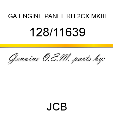 GA ENGINE PANEL RH, 2CX MKIII 128/11639