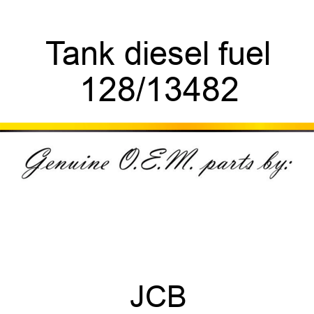 Tank diesel fuel 128/13482