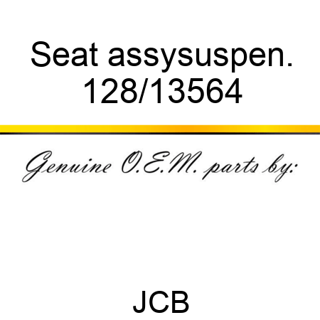 Seat assy,suspen. 128/13564