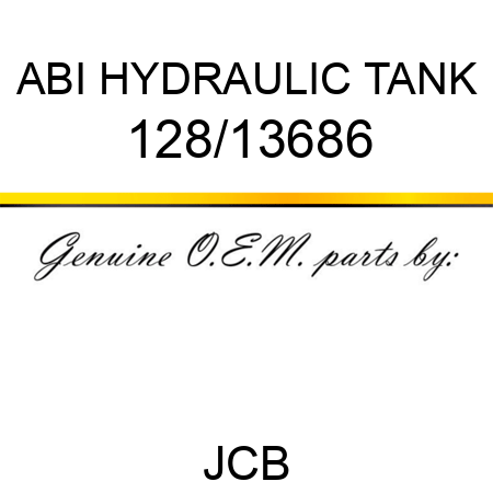 ABI HYDRAULIC TANK 128/13686