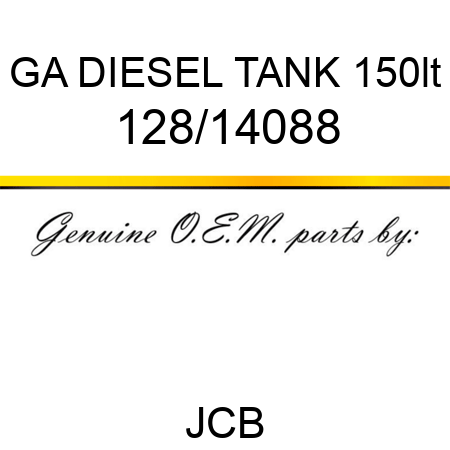 GA DIESEL TANK 150lt 128/14088