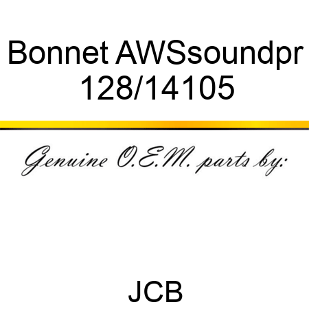 Bonnet AWS,soundpr 128/14105