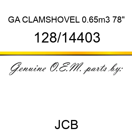GA CLAMSHOVEL 0.65m3 78