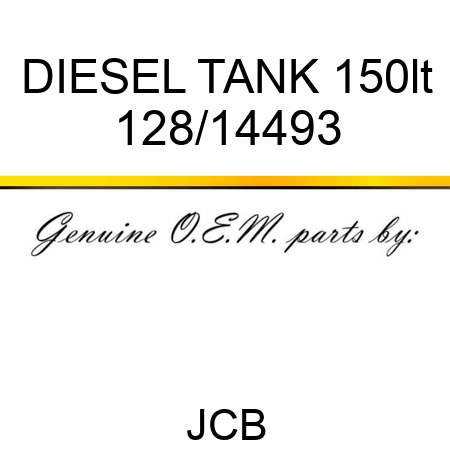 DIESEL TANK 150lt 128/14493