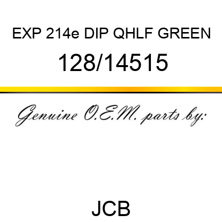 EXP 214e DIP QHLF GREEN 128/14515