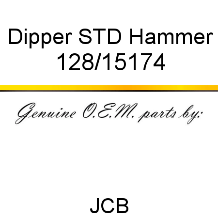 Dipper, STD, Hammer 128/15174