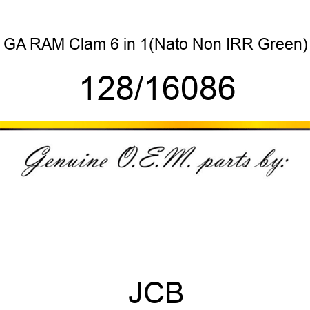 GA RAM Clam 6 in 1(Nato Non IRR Green) 128/16086