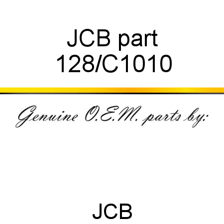 JCB part 128/C1010