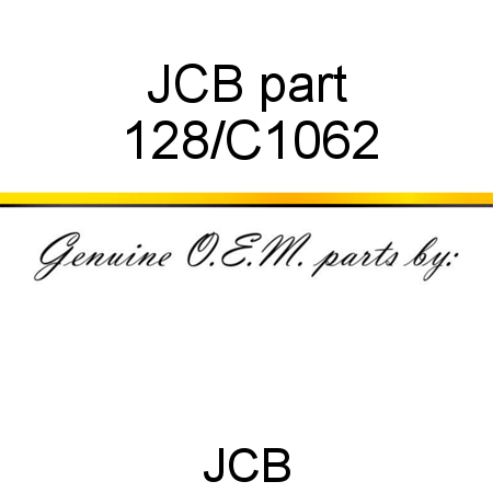 JCB part 128/C1062
